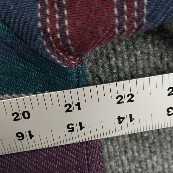 Gina Peters Women's Button-Up Jacket Multi Medium Striped Acrylic Blend - Picture 11 of 11